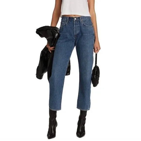 Agolde Jeans Wyman Straight Low Rise Classic 90s Sz 29 - Picture 1 of 8